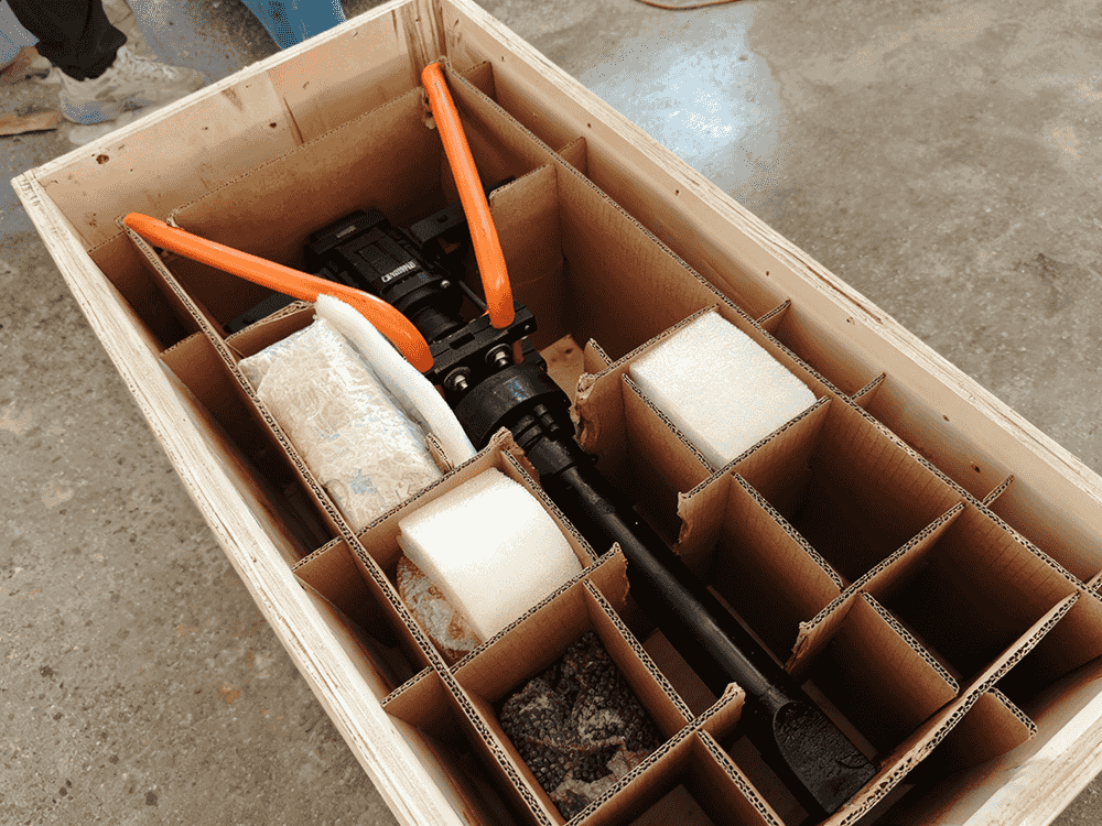 Qiangli Lithium Battery Rail Tamping Machine Shipment to Indonesia Qiangli Lithium Battery Rail Tamping Machine Shipment to Indonesia